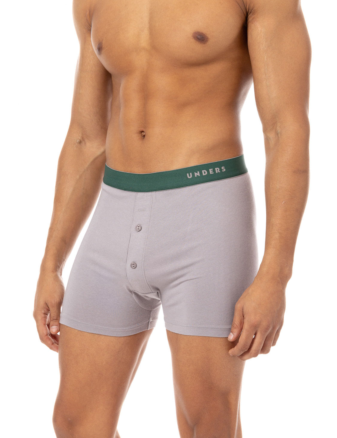 Cotton Modal Boxer Briefs Buttoned