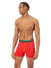 Cotton Modal Boxer Briefs Buttoned