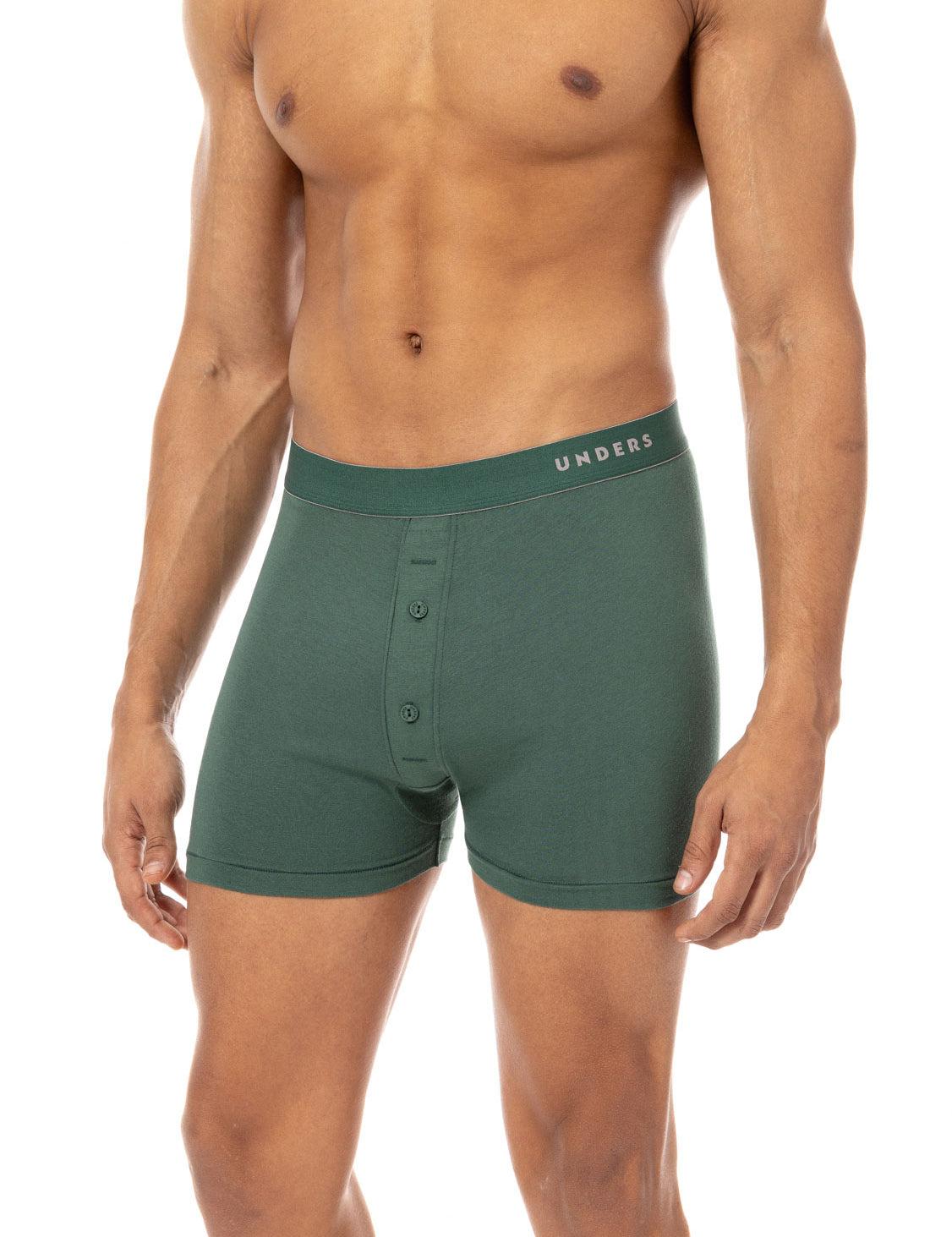 Cotton Modal Boxer Briefs Buttoned