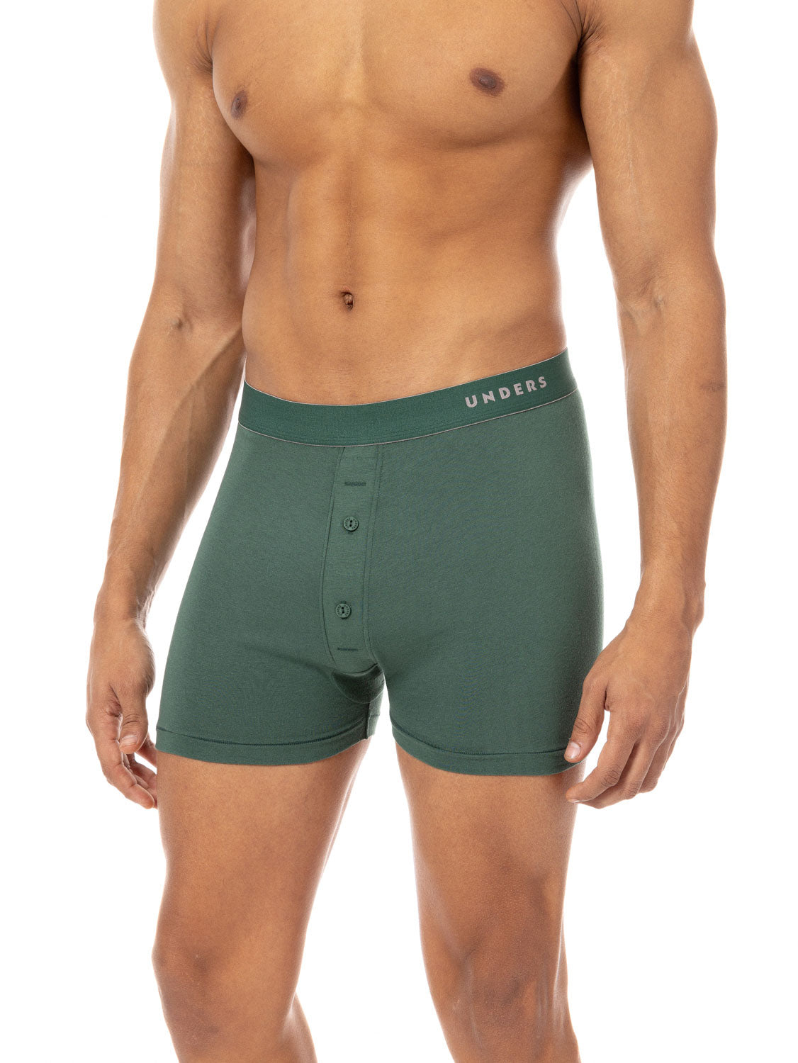 Cotton Modal Boxer Briefs Buttoned