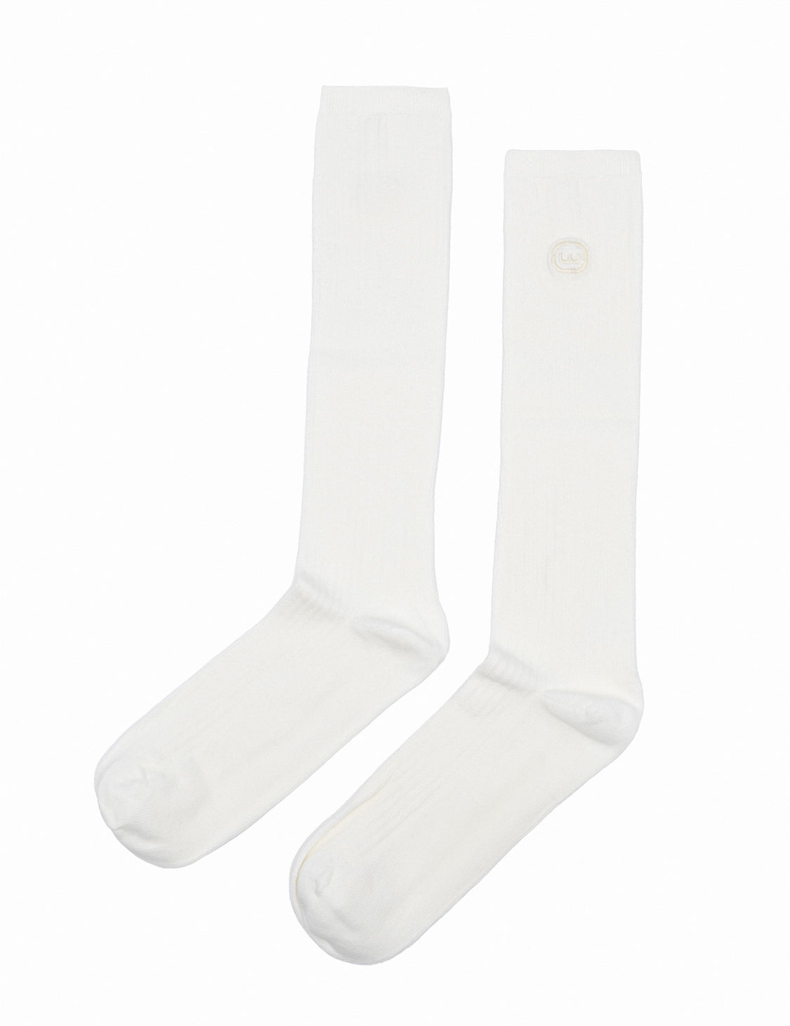 Pointelle High Cuff Socks