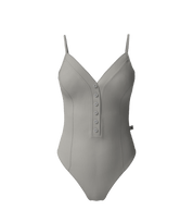 Ribbed Cotton Buttoned Body Spaghetti Strap