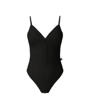 Ribbed Cotton Buttoned Body Spaghetti Strap