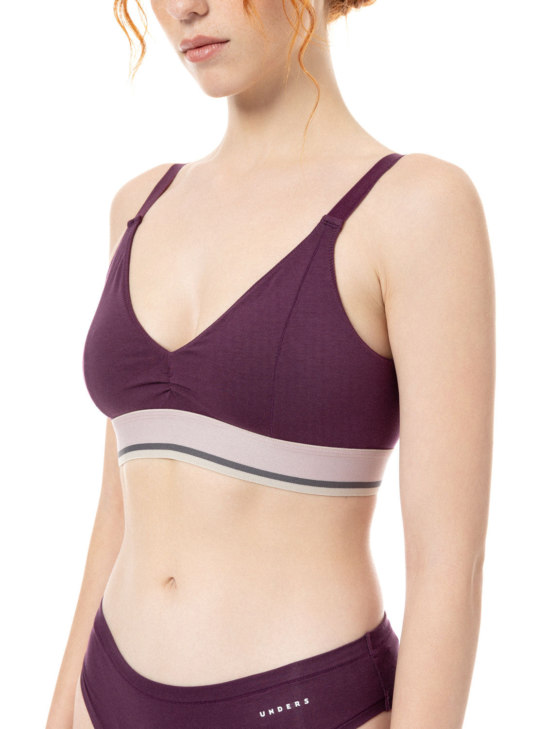 Cotton Modal Bralette with Cup Pocket