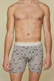 Cotton Modal Allover Long Boxer Briefs