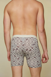 Cotton Modal Allover Long Boxer Briefs