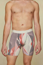 Cotton Modal Allover Long Boxer Briefs