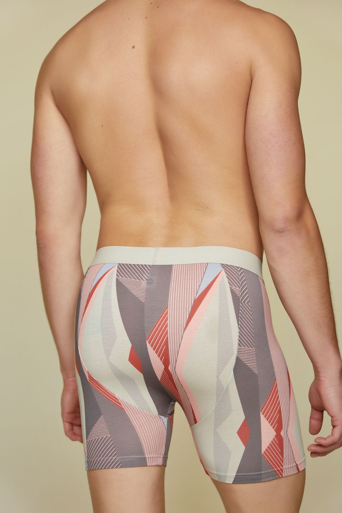 Cotton Modal Allover Long Boxer Briefs