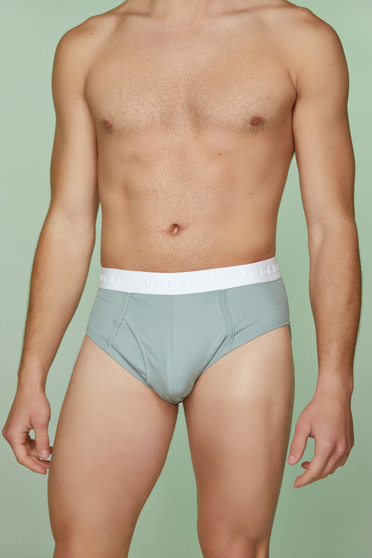 Ribbed Cotton Grandpa's Briefs