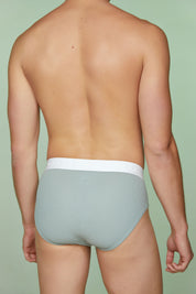 Ribbed Cotton Grandpa's Briefs