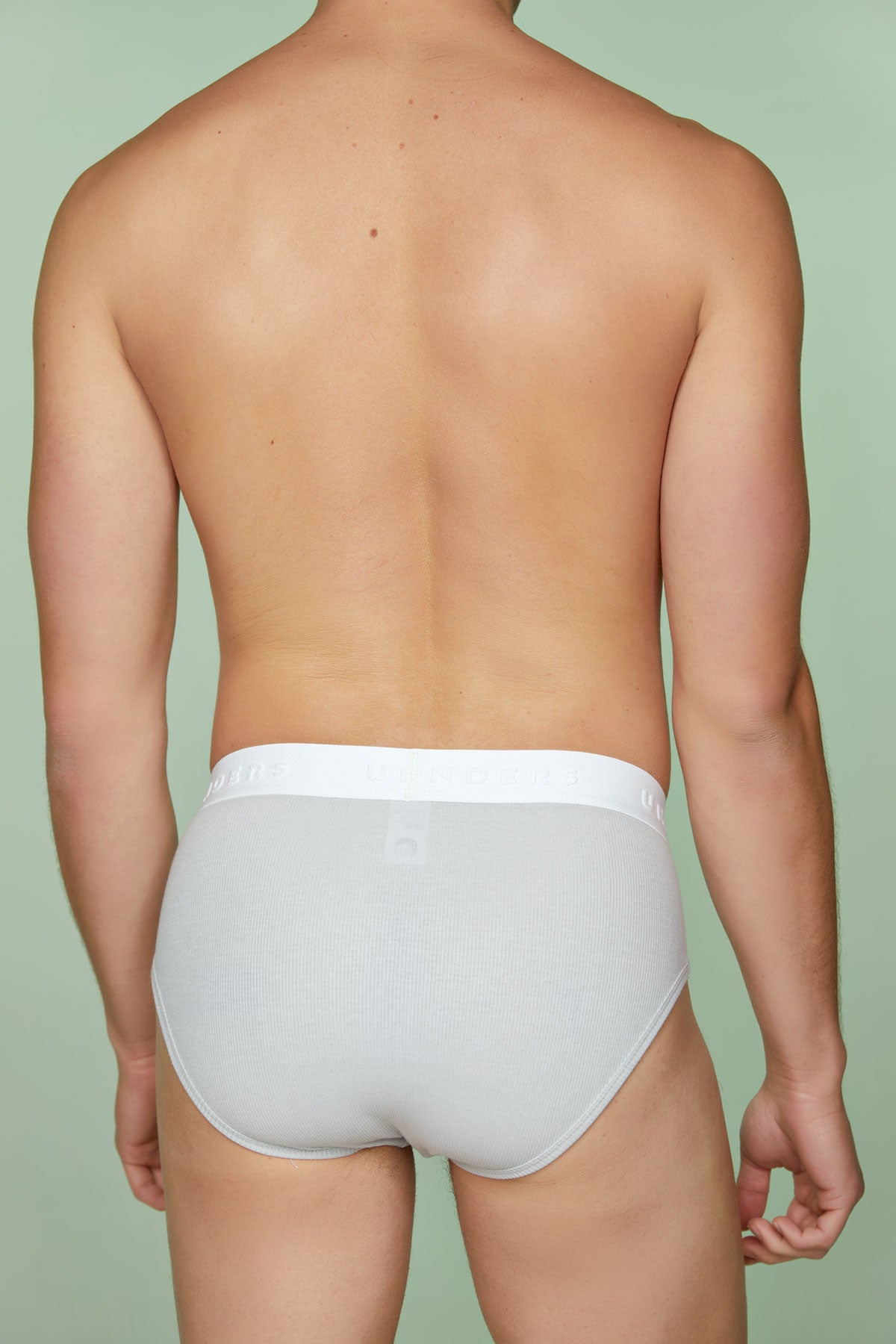 Ribbed Cotton Grandpa's Briefs