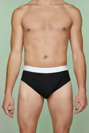 Ribbed Cotton Grandpa's Briefs