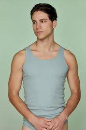 Ribbed Cotton Tank Top