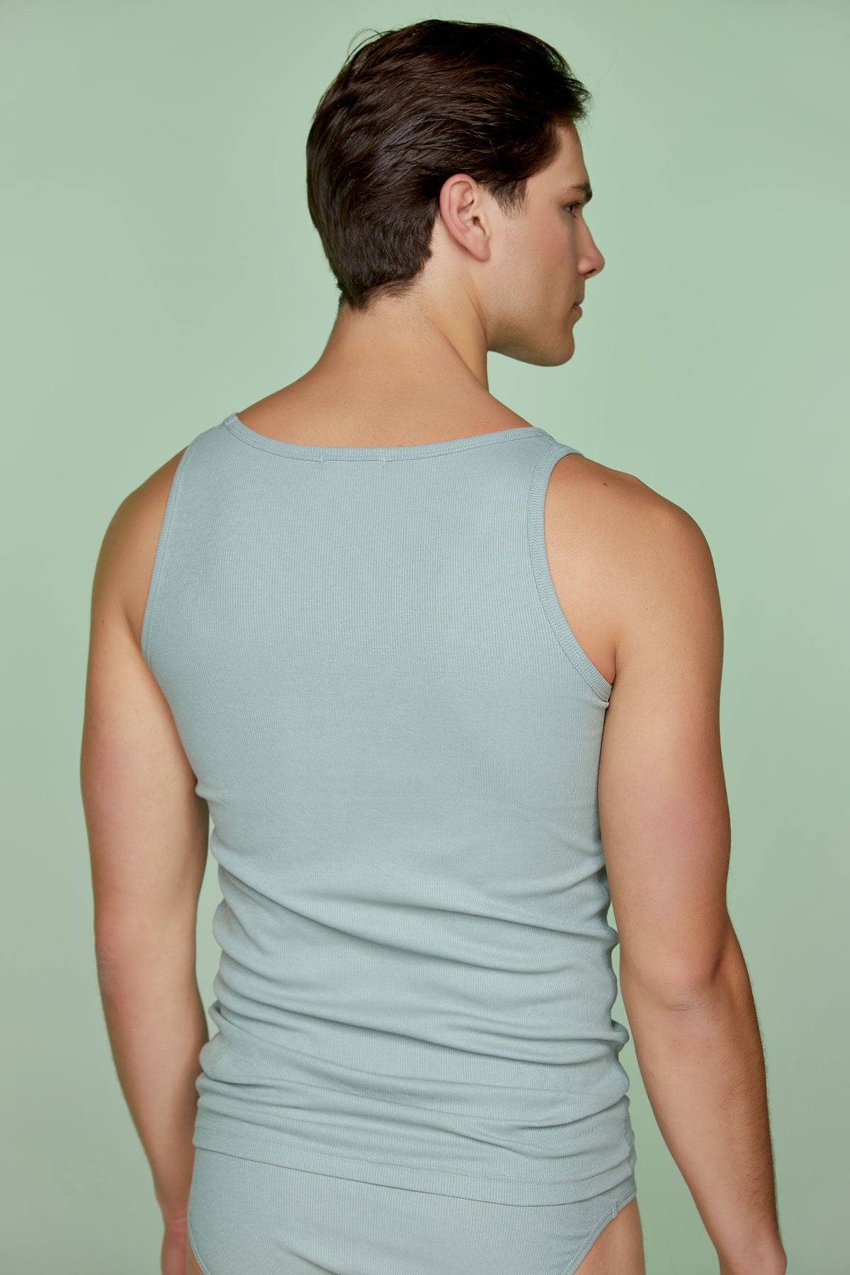 Ribbed Cotton Tank Top