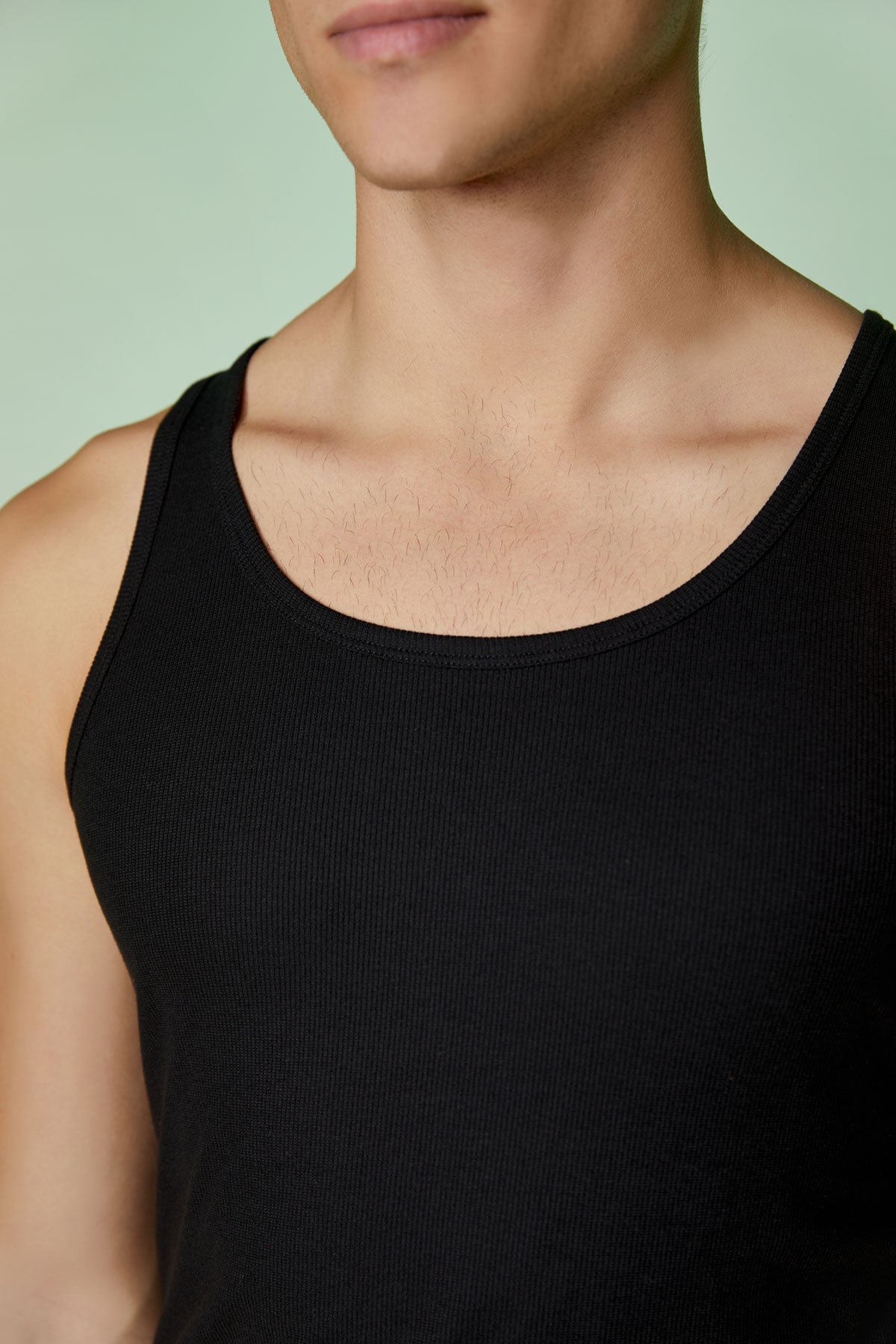 Ribbed Cotton Tank Top