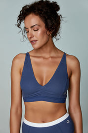 Ribbed Cotton Bralette