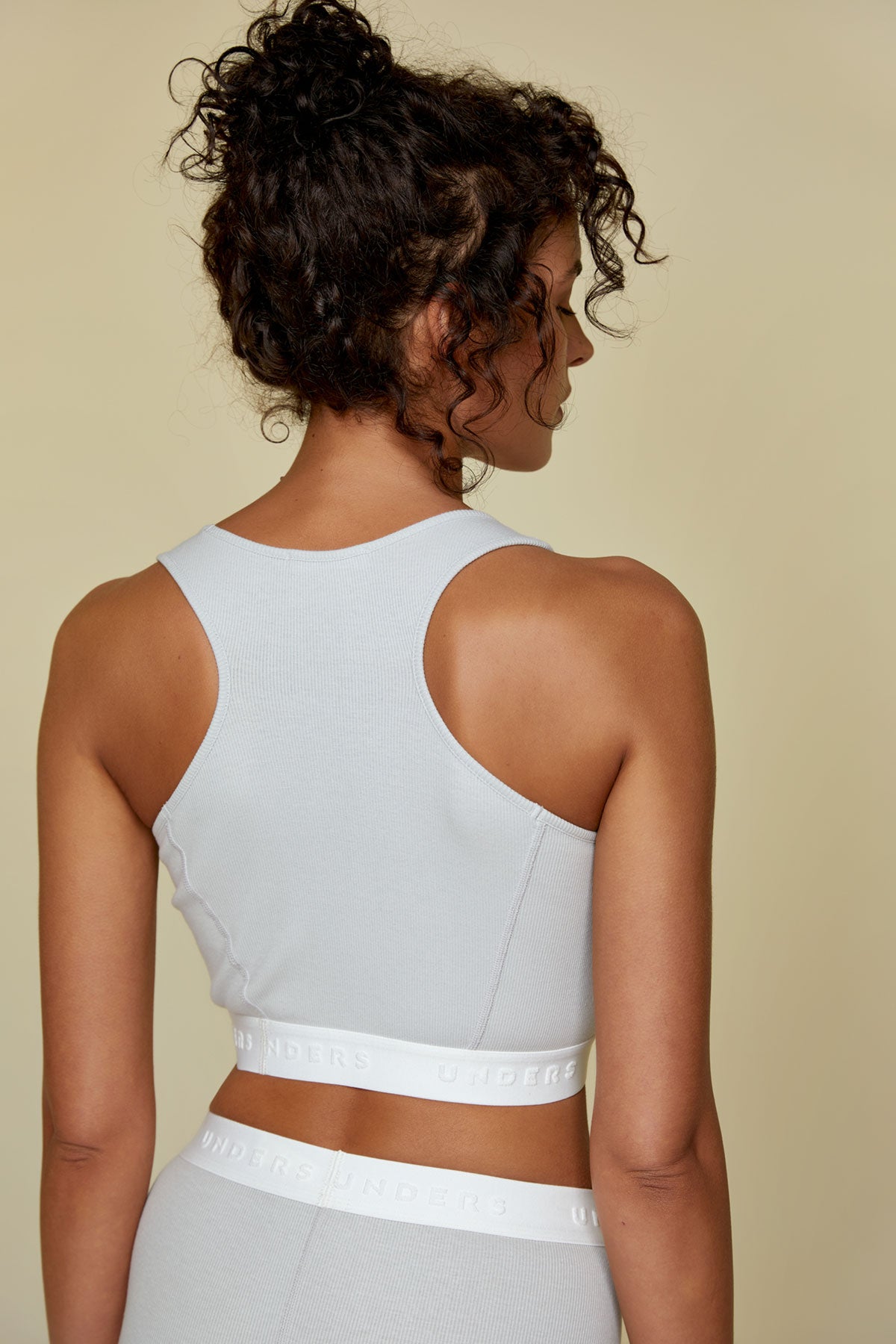 Ribbed Cotton Sport Bras