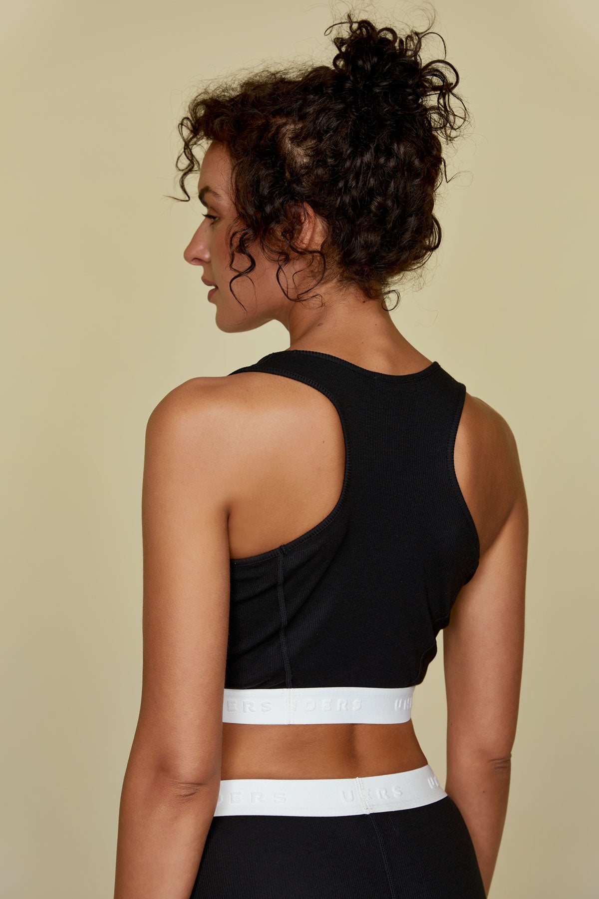 Ribbed Cotton Sport Bras