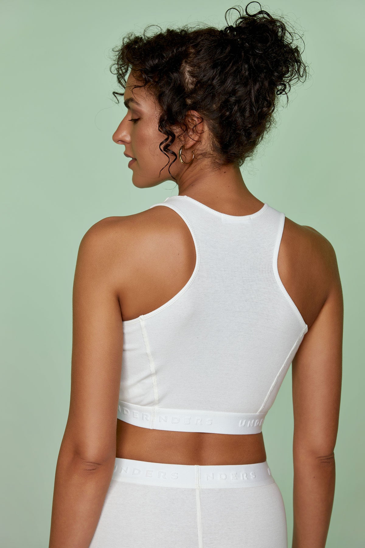 Ribbed Cotton Sport Bras