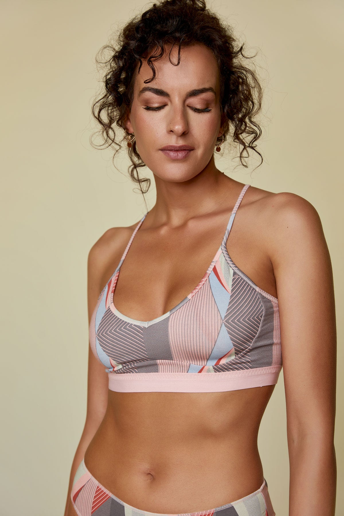 Cotton Modal Allover Bralette