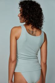 Ribbed Cotton Tank Top