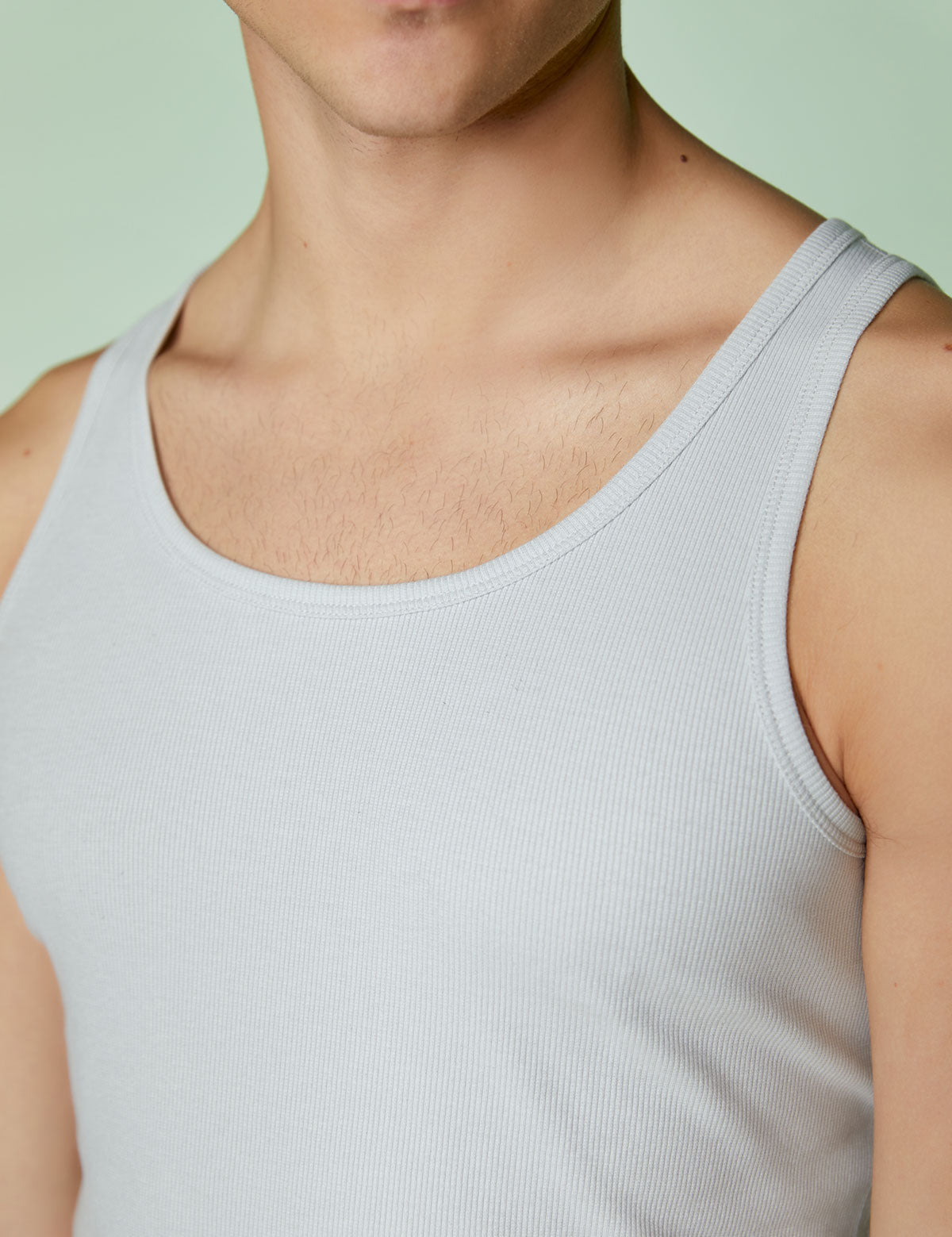 Ribbed Cotton Tank Top